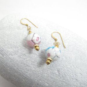 Vintage Millefiori Bead earrings